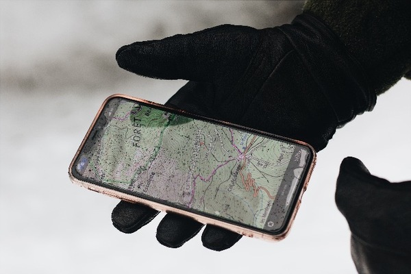 A smartphone in someone's hand